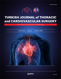 Turkish Journal of Thoracic and Cardiovascular Surgery