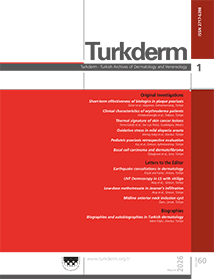 Turkderm-Turkish Archives of Dermatology and Venereology