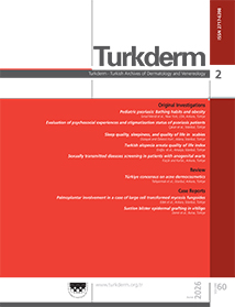 Turkderm-Turkish Archives of Dermatology and Venereology